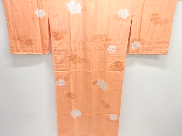JAPANESE KIMONO / UNUSED HITOE JUBAN / SHIBORI / MAPLE